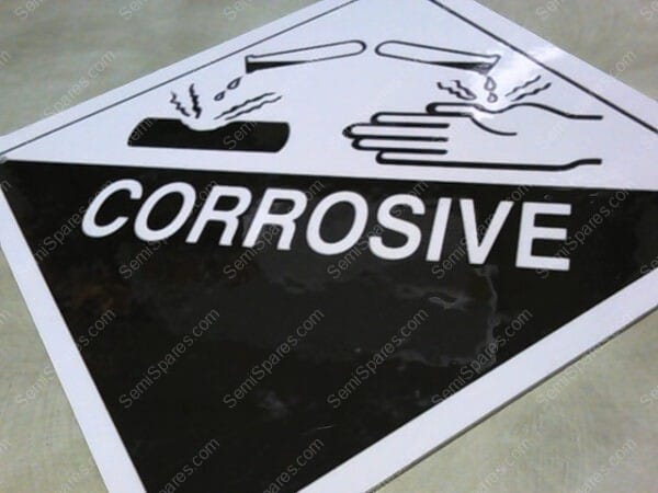 CORROSIVE SIGN | CORROSIVE HAZARD SYMBOL WARNING SIGN