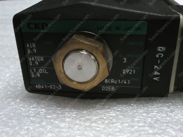 AB41-02-3 | CKD SOLENOID VALVE, WATER, SEIKO TMS - Image 2
