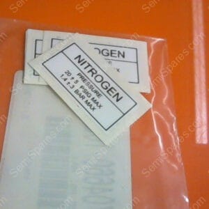 786-704660-102 | LBL,N2,20 PSI MAX