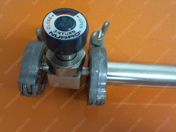 6LV-DFBW6-P-GR | 316L VAR UHP HIGH FLOW DIAPHRAM SEALED VALVE, 3/8 X 0.035 IN. TBW, SC-01 GREEN ROUND HANDLE - Image 2
