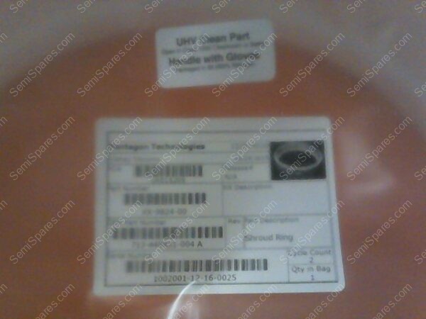 XX-9824-00 | SILICONIX LAM-02 KIT SHROUD RING - Image 2