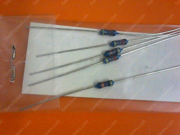 412KX | 1/4 WATT 1% METAL FILM RESISTORS 412K OHM (PK OF 5) - Image 2