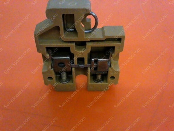 SAK 6N | DIN RAIL MOUNT TERMINAL BLOCK, 2 POSITIONS, 22 AWG, 8 AWG, 6MM SCREW