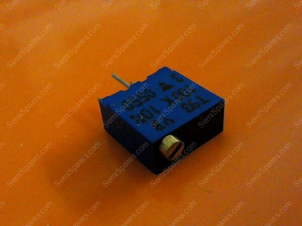 T93YB-25K | TRIMMER POTENTIOMETER, THROUGH HOLE, 25 KOHM, 23 TURNS, THROUGH HOLE, T93YB SERIES, 500 MW - Image 3