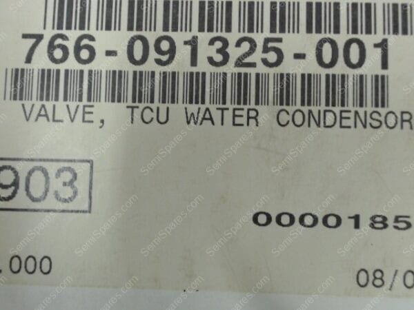 766-091325-001 | VALVE, TCU WATER CONDENSOR