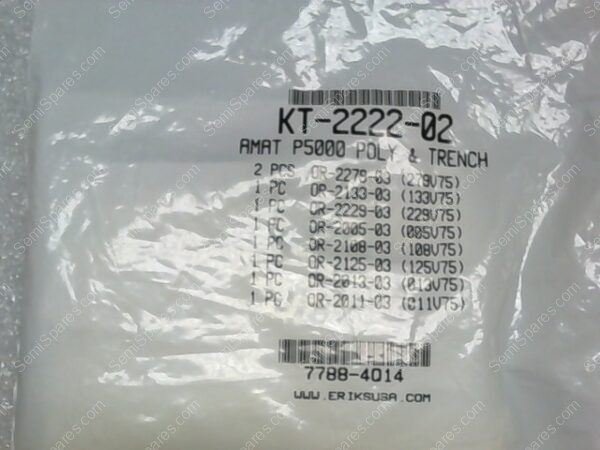 KT-2222-02 | AMT P5000 POLY TRENCH,O RING KIT - Image 2