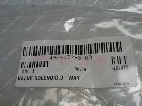 SYJ314R-5LZ | VALVE, SOLENOID, 3-WAY, 492-17298-00