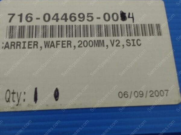 716-044695-004 | CARRIER, WAFER, 200MM,V2,SIC - Image 3