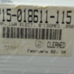 715-018611-115 | CAP, LWR ELECT, 8"(DOMED .050)