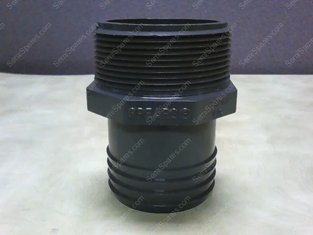 D2609 | SPEARS D2609, 2" NPT TO BARBED-INSERT, NSF-PW, GREY, PVC 1, FITTING ADAPTER
