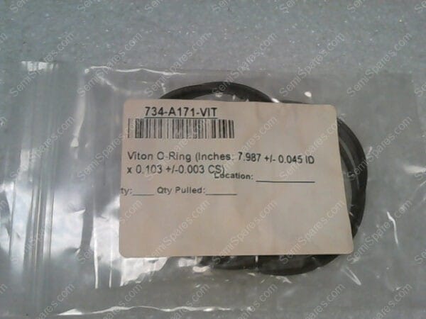 734-061280-171 | O-RING,VITON,7.987IDx.103 C/S