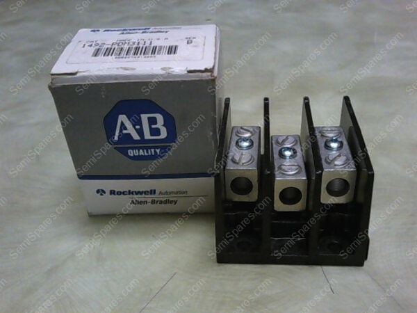 1492-PDM3111 | ALLEN BRADLEY 1492-PDM3111 POWER DISTRIBUTION BLOCK, 3 POLE ALUMINUM, 115AMPS