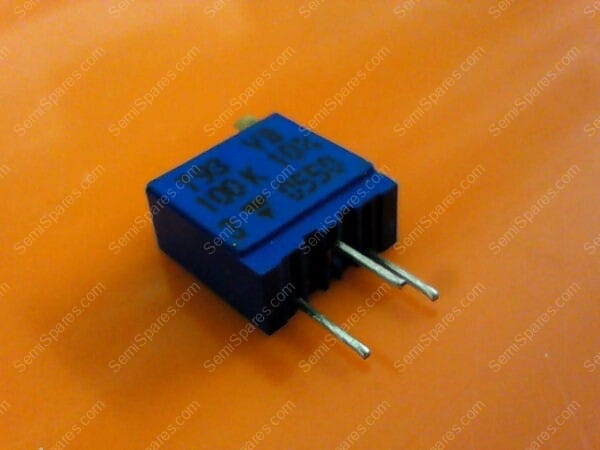 T93YB-25K | TRIMMER POTENTIOMETER, THROUGH HOLE, 25 KOHM, 23 TURNS, THROUGH HOLE, T93YB SERIES, 500 MW - Image 4