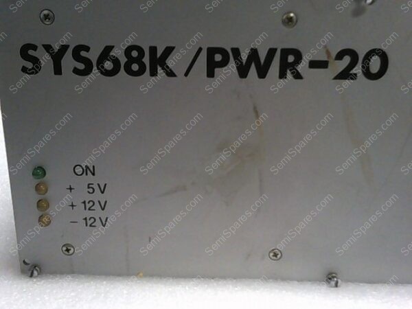 SYS68K/PWR-20 | FORCE SYS68K/PWR-20 POWER SUPPLY