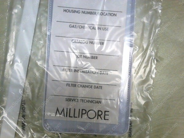 4 VG-N | PARKER 4 VG-N NON-RETAINED FLAT STYLE GASKETS, VACU SEAL FITTINGS,WITH HBR LABELS AND MILLPORE TAG