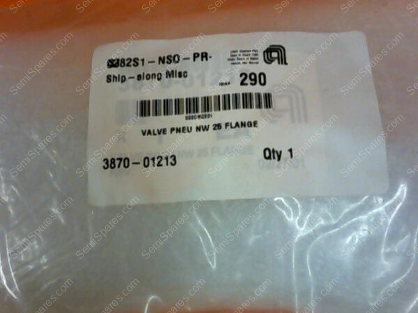 3870-01213 | VALVE PNEU NW 25 FLANGE - Image 2