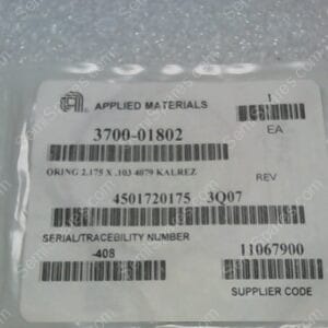 OR-3708-00 | KALREZ O-RING SEAL T VALVE, 3700-01802