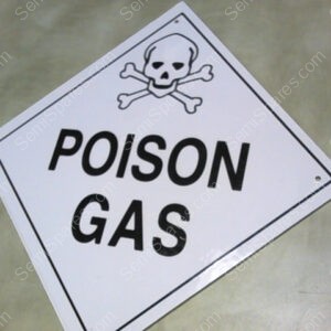POISON GAS | D.O.T POISON GAS PLACARD