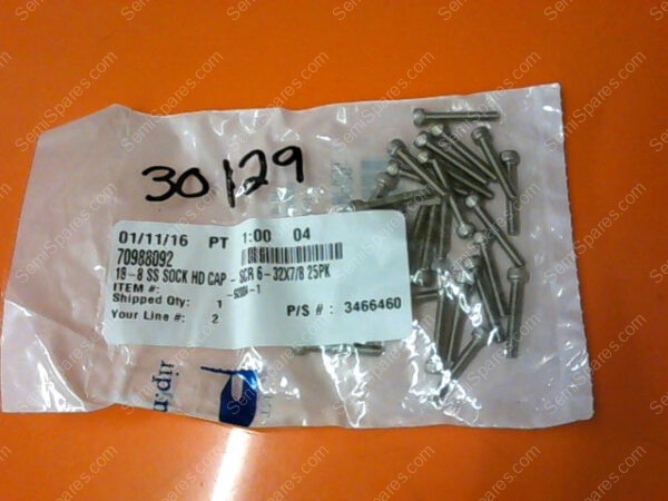 92004-1 | SOCKET HEAD CAP SCREWS 6-32 X 7/8 UNC 92004-1 (PACK OF 25) - Image 2