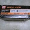 158CDWS1 | GRIP RITE 6X1 - 5/8, 4.13 CM DRYWALL SCREWS, COARSE THREAD, SHARP POINT, PHOSPHATE COATED