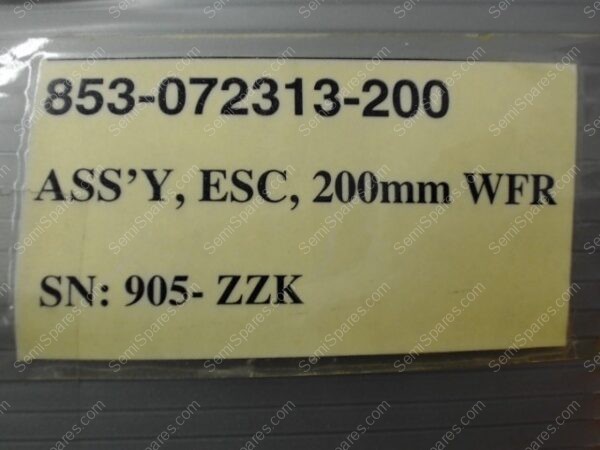 853-072313-200 | ASSY,ESC,200 MM WFR - Image 2