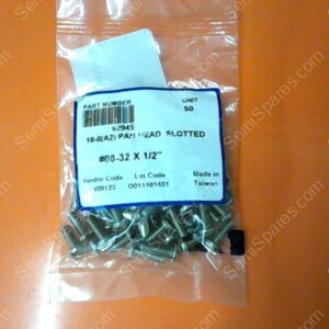 92945 | PAN HEAD SLOTTED #8-32 X 1/2" PN/92945 (PACK OF 50)