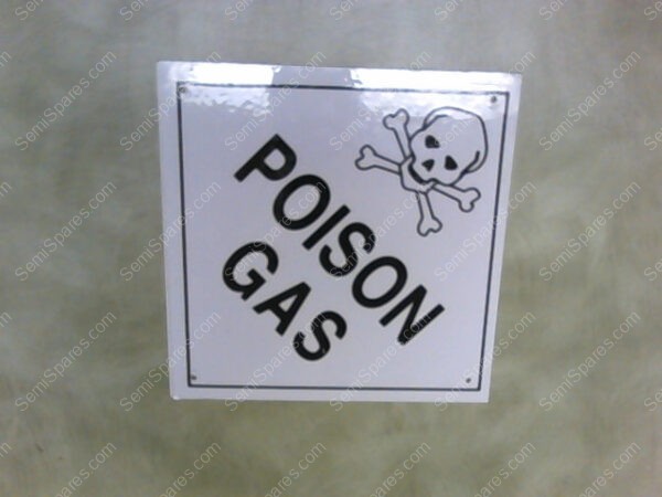 POISON GAS | D.O.T POISON GAS PLACARD - Image 2