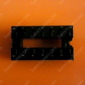 2.54MM PITCH | 2.54MM PITCH 7.6MM ROW PITCH 2 ROW 14 FLAT PINS SOLDERING DIP IC CHIP SOCKET ADAPTOR