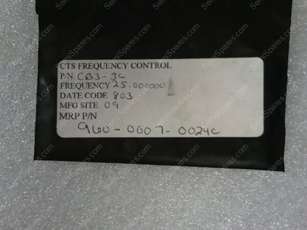 CB3-3C | CTS FREQUENCY CONTROL - Image 2