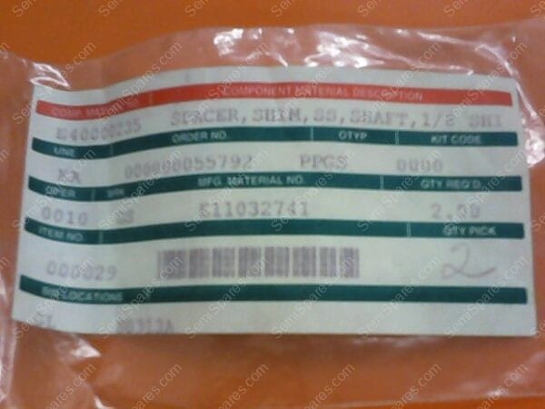 SW-0155-00 | SPACER,SHIM,SS,SHAFT,E40000235,I8 - Image 2