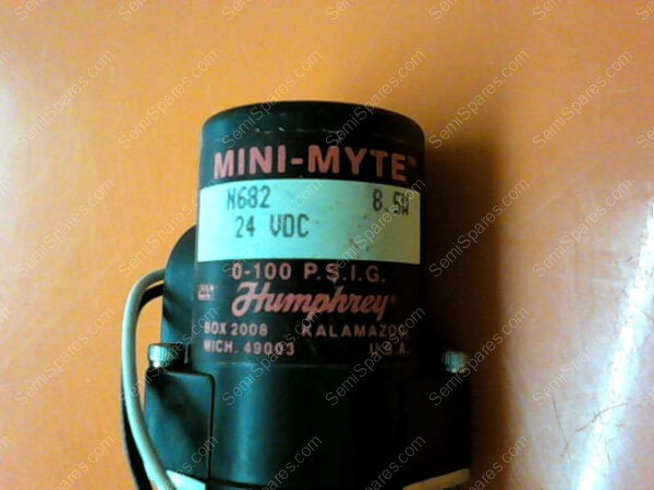 0-100 PSIG | HUMPHREY MINI-MYTE SOLENOID VALVE N682 8.5W 24VDC 0-100 PSIG - Image 3