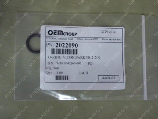 2022090 | O-RING VITON PARKER 2-209