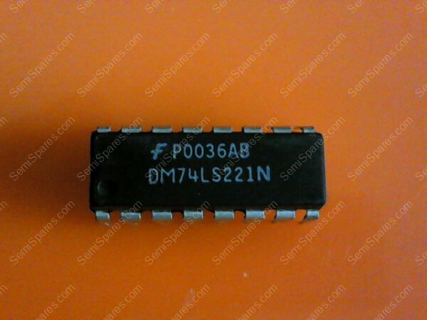 DM74LS221N | DUAL NON-RETRIGGERABLE ONE-SHOT WITH CLEAR AND COMPLEMENTARY OUTPUTS , DIP-16 - Image 2