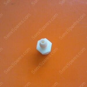 BF-0720-00 | BARB,1840-1,5/32"TO 1/8-27,WHITE NYLON,1 BAG OF 180 UNITS EACH