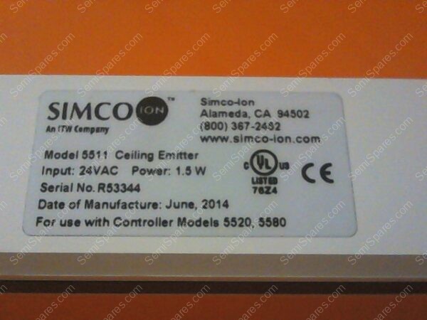 GU-4695-00 | ESD BAR WITH ION RODS, P/N 915511U-05SDL - Image 2
