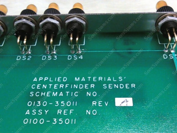 0130-35011 | APPLIED MATERIALS CENTERFINDER SENDER SCHEMATIC NO. ASSY 0100-35011 - Image 2