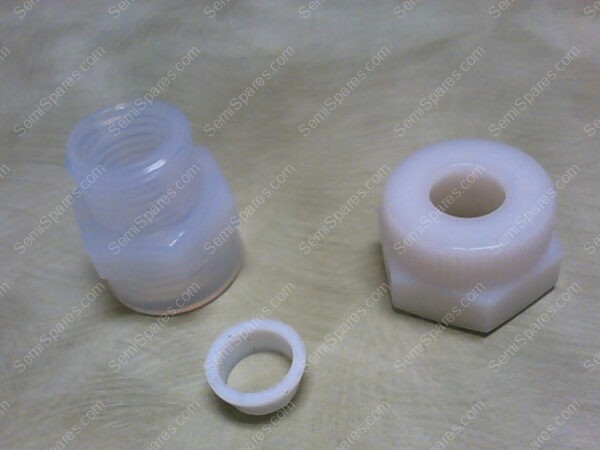 PLASTIC FITTING | PLASTIC BARB HOSE FITTING ADAPTER STRAIGHT HEX NIPPLE - Image 3