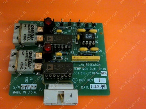 810-057074-002 | ASSY,PCB,TEMP MON DUAL CHAN - Image 2