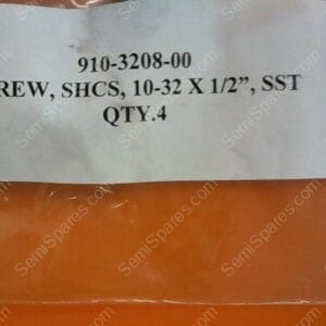 910-3208-001 | SCREW SHCS 10-32X1/2 SST,P/N 910-3208-001