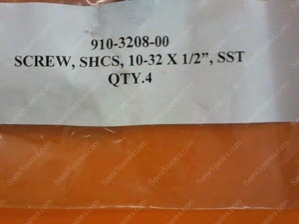 910-3208-001 | SCREW SHCS 10-32X1/2 SST,P/N 910-3208-001