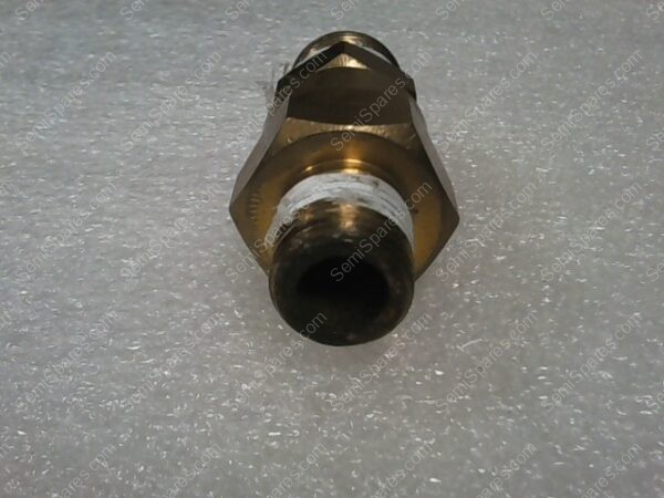 PNEUMATIC THREADED FITTING | PNEUMATIC THREADED FITTINNG, STRAIGHT, BRASS BODY - Image 3