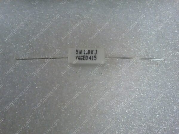SQP500JB-1KB | RESISTOR, 1.8K, OHM, 5W, 5%, METAL OXIDE - Image 2