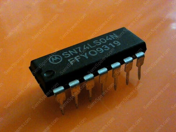 SN74LS04 | SN 74LS04 HEX INVERTER = DL004D SN74LS04N