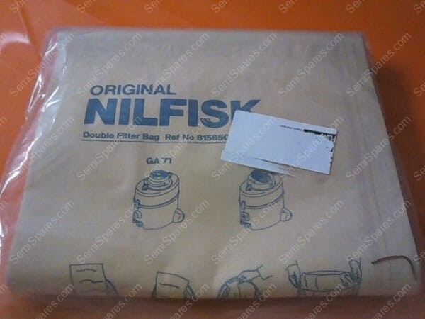 FL-1490-00 | BAG, NILFISK VAC FILTER, P/N 815850 - Image 2