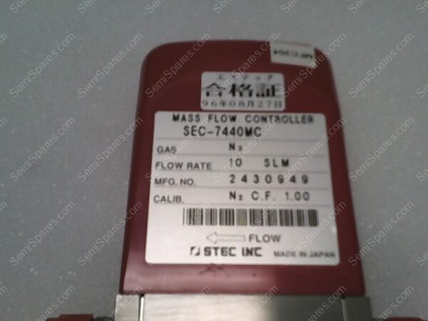 SEC-7440MC(N2) | MASS FLOW CONTROLLER, GAS (N2) - Image 2