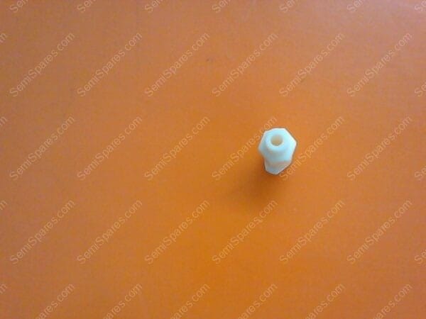 BF-0180-00 | BARB,KFTL-1,1/4 ' ' HEX,WHITE NYLON - Image 2