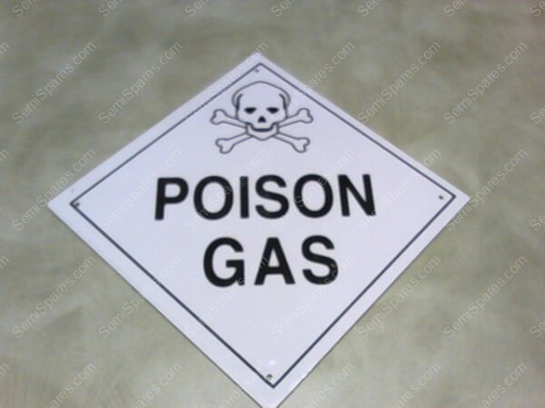 POISON GAS | D.O.T POISON GAS PLACARD - Image 3