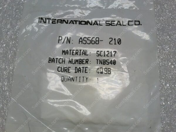 AS568-210 | INTERNATIONAL SEAL CO., AS568-210, White, SC1217, O-Ring