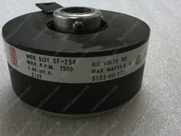 5103-451-023 | WARNER ELECTRIC, BRAKE/CLUTCH, FIELD ASSEMBLY, MOD. SIZE SF-250, MAX. R.P.M 7500, D.C. VOLTS 90, MAX WATTS 8.4 - Image 3