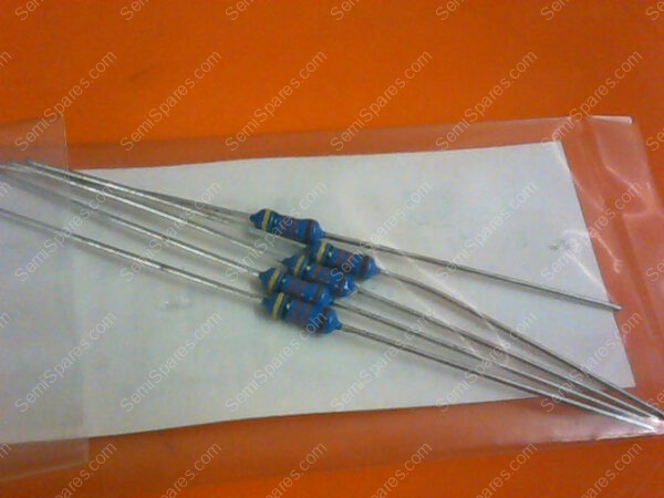 665KX | 1/4 WATTS 1% METAL FILM RESISTORS 665KX OHM (PACKAGE OF 5)